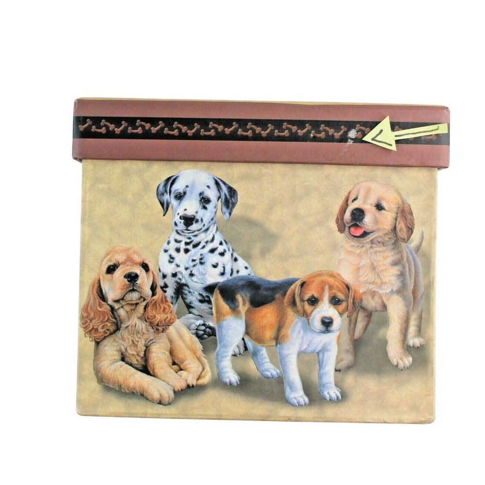 Revelations Puppy Love Trinket Jewelry Nesting Boxes Sectioned Drawer Lot Of 2 - Picture 10 of 10